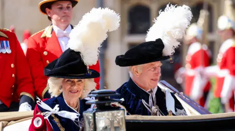 PA King Charles III and Queen Camilla