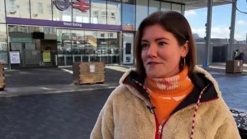 Photo of Sophie Meyrick outside West Ealing station