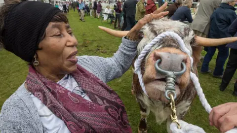 Great Yorkshire Show Woman at Great Yorkshire Show
