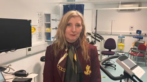 Professor Sandy Jack at University Hospital Southampton's Clinical Research Facility.