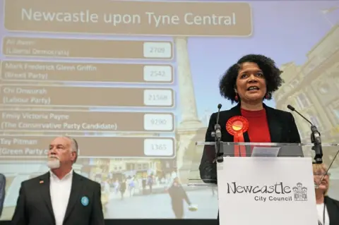 PA Media Labour's Chi Onwurah gives a speech