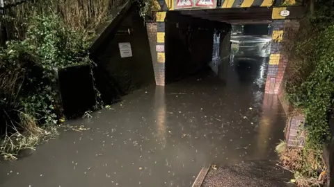 Ben Nandrame Flooded Church Hill Road, Thurmaston