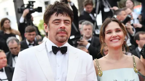 Getty Images Benicio Del Toro with Virginie Ledoyen