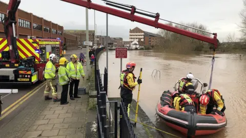 BBC Rescue boat