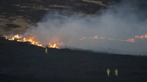 Getty Images Moorland fire