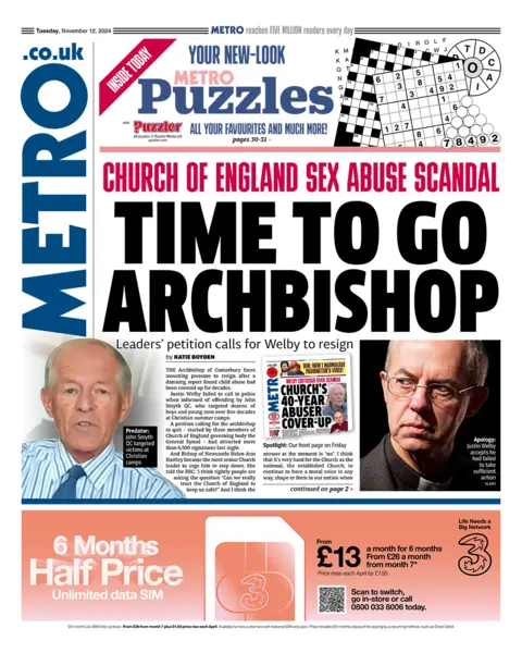  "Time to go archbishop". 