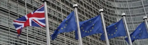 Reuters Union jack and EU flags