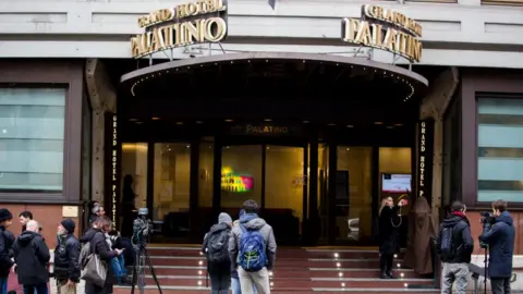 Getty Images Hotel Palatino front in Milan