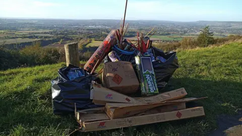 Paul Glanfield Fireworks packaging