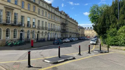 Liveable neighborhood posts on Sydney Road in Bath