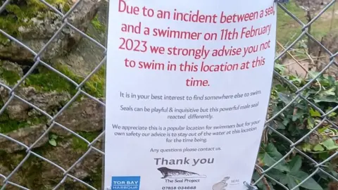 Chris Thomas Sign at Fishcombe Cove