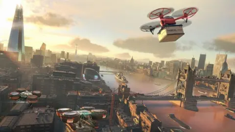 Ubisoft A view of a potentially apocalyptic London