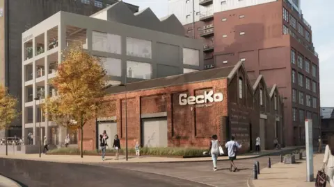 Dan Fisher Artist's impression of new venue in Ipswich
