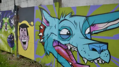 BBC Street art in Nuneaton