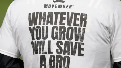 Getty Images Movember t-shirt