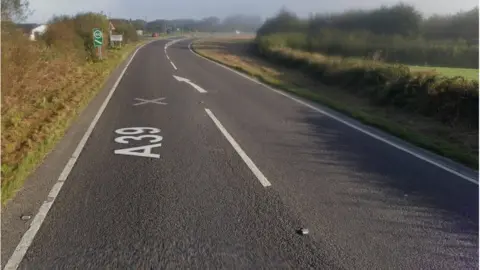 A photo of the A39 in Bude