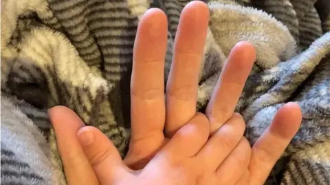 Picture supplied Helen and her son