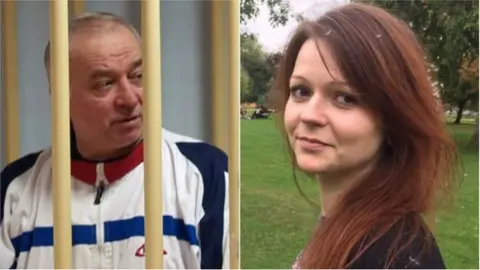 EPA/ YULIA SKRIPAL/FACEBOOK Sergei Skripal and his daughter Yulia