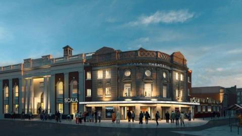 An artist's impression of the new Scala Theatre