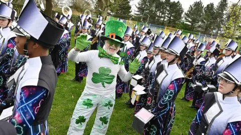 Pacemaker Clover High School Band from South Carolina in Larne