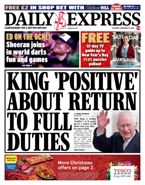 The Express front page