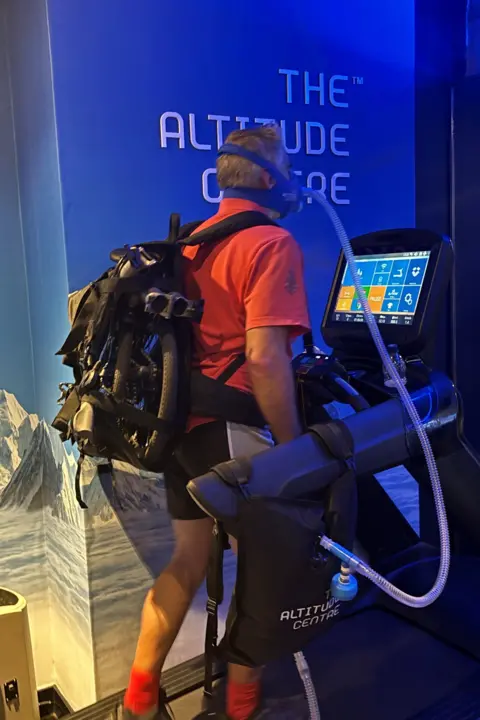 Neil Laughton Training at The Altitude Centre in London