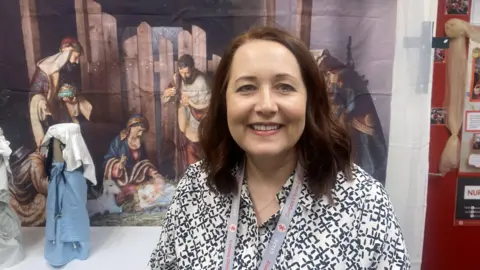 Fosiya Ismail A photo of Corpus Christi Principal Julie Wardle