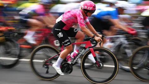 Getty Images Babette van der Wolf of Netherlands and Team EF Education-Oatly was among the competitors
