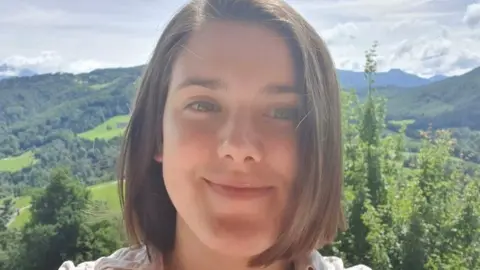 McCormack Family Selfie of Paige in Salzburg's mountains