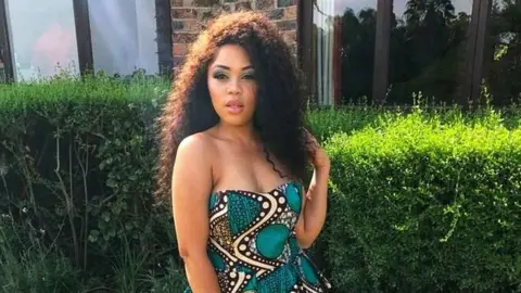 Basetsana Pule Basetsana in her garden