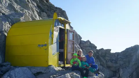 Leo Houlding Houlding family on Piz Badile