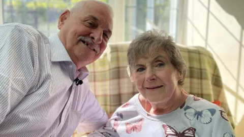 Doug and Carol Williams from Glyncoch near Pontypridd