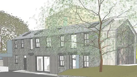 Studio West Architects Ltd An architect's impression of the project