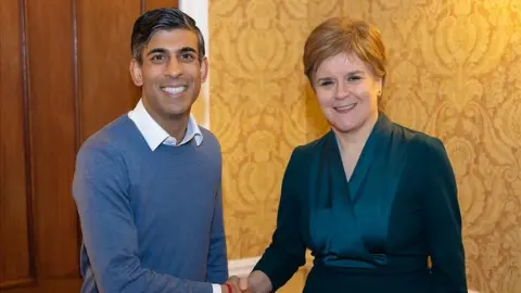 BBC Sunak and sturgeon