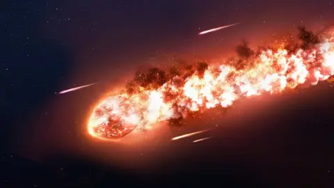 Thinkstock Illustration of a meteorite