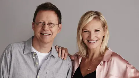 Jo Whiley and Simon Mayo