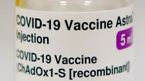 PA Media A vial of the AstraZeneca/Oxford Covid-19 vaccine