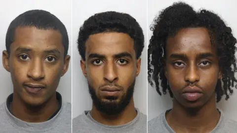 Thames Valley Police (L-R) Mohammed Elgamri, Yaqhub Mussa, Khalid Nur