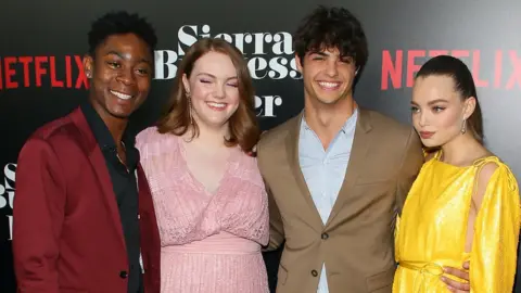 Getty Images RJ Cyler, Shannon Purser, Noah Centineo and Kristine Froseth attend the premiere of Sierra Burgess Is A Loser.