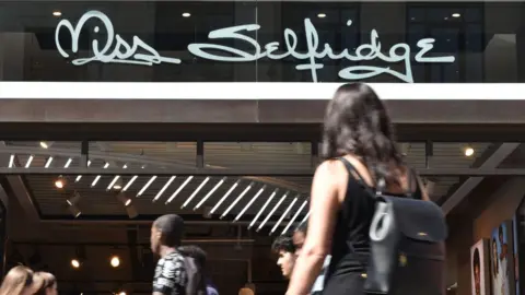 Getty Images Miss Selfridge shop front