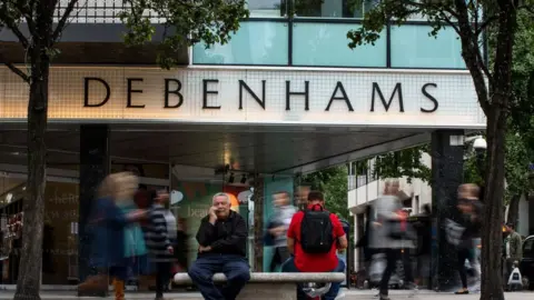 Getty Images Debenhams store