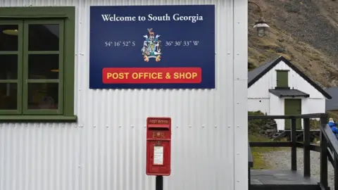 Jeff Overs / BBC South Georgia post office