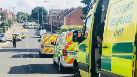 Armed police at scene