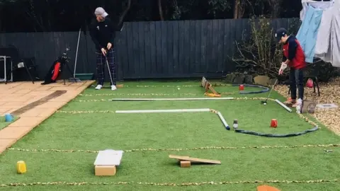 Bethan Cambourne Crazy golf at home