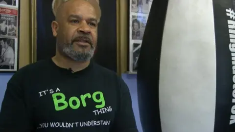 Boxing trainer Tony Borg