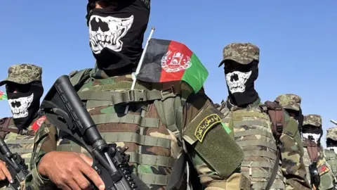 Getty Images Afghan special force commando unit officers and soldiers attend a graduation ceremony at the military academy in Kabul, Afghanistan