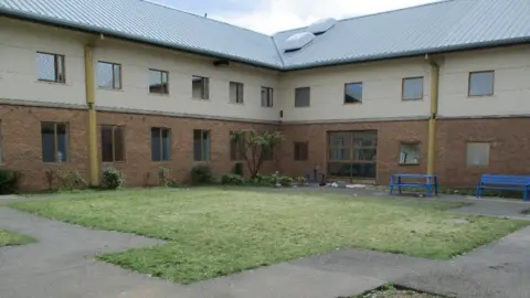 Yarl's Wood courtyard