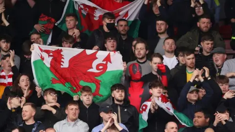 Getty Images Wrexham fans