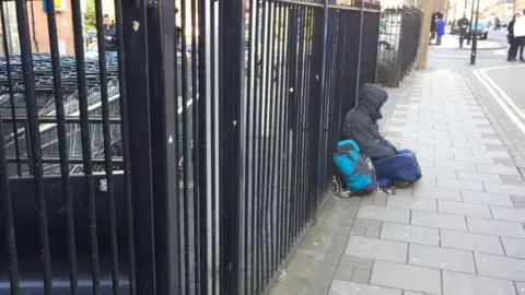 BBC Homeless person in Bedford