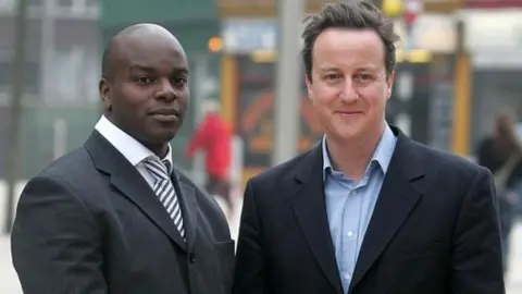 PA Shaun Bailey and David Cameron